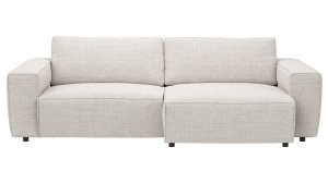 Sofa Lilaia - 1,5-Sitzer XL mit 1,5-Sitzer XL Tief, Stoff, Kaschmir