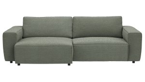 Sofa Lilaia - 1,5-Sitzer XL Tief mit 1,5-Sitzer XL, Stoff, Olivgrün