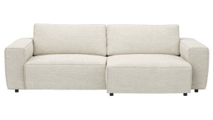 Sofa Lilaia - 1,5-Sitzer XL mit 1,5-Sitzer XL Tief, Stoff, Creme