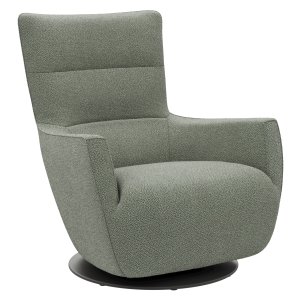 Sessel Lilaia - inkl. Dreh- und Wippfunktion, Stoff, Olivgrün