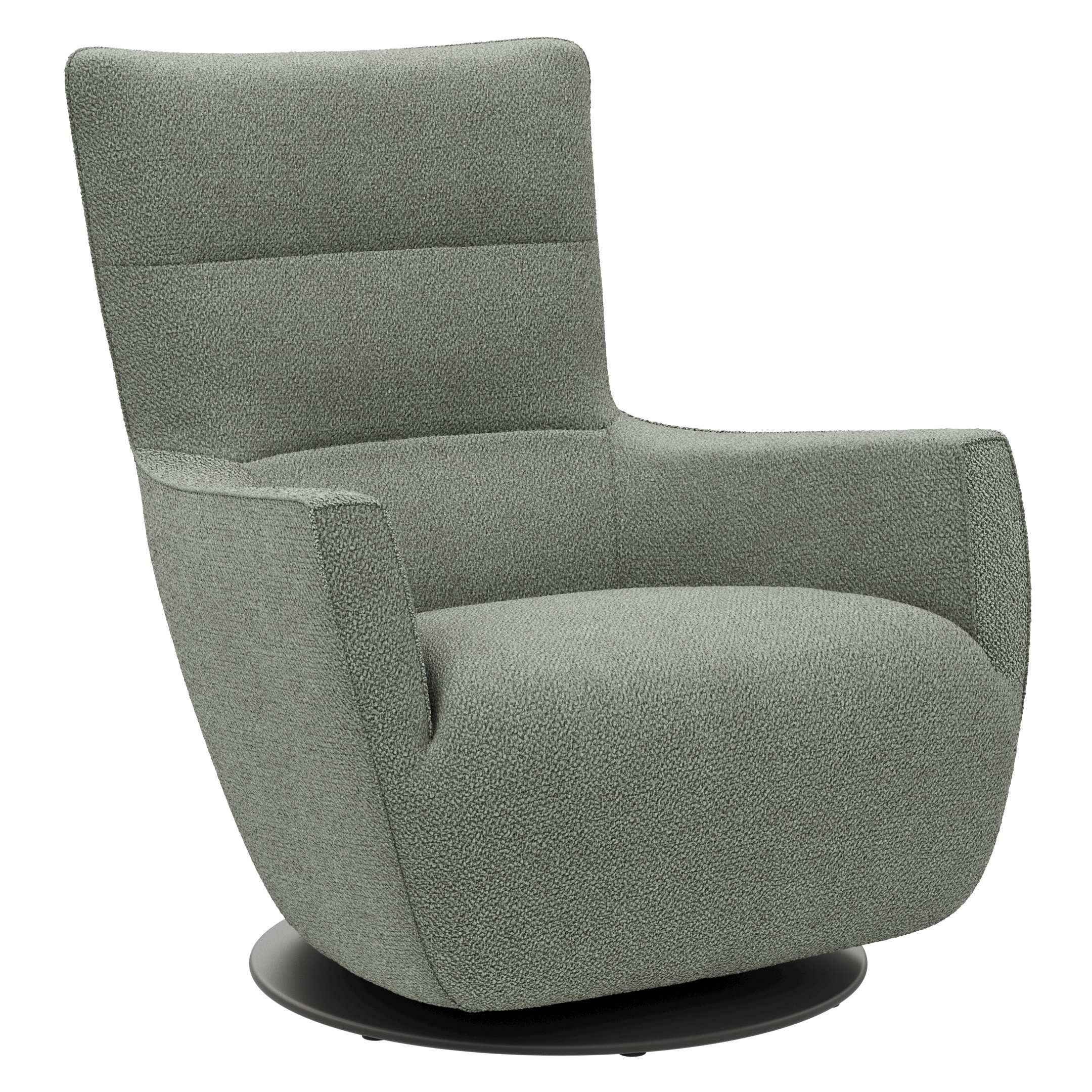Sessel Lilaia - inkl. Dreh- und Wippfunktion, Stoff, Olivgrün
