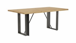 Esstisch Bakersfield - LB ca. 180x100 cm, Asteiche massiv, geölt