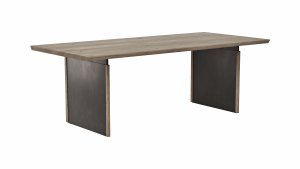 Esstisch Bakersfield - LB ca. 220x100 cm, Asteiche massiv, barrique