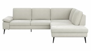 Alternative view of Ecksofa Houston - 2,5-Sitzer, Eckelement und 1-Sitzer mit Abschlussteil rechts,  inkl. Sitztiefenverstellung und Armlehne klappbar, Stoff, Natur