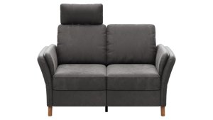 Alternative view of Sofa Vayra - 2-Sitzer, inkl. Relaxfunktion (motorisch) und Kopfstütze verstellbar (manuell), Stoff, Anthrazit