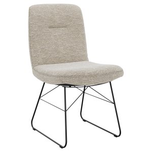 Alternative view of Stuhl Kamari - Stoff, Graubeige