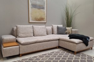 Eckcouchkombi mit Schlaffunktion