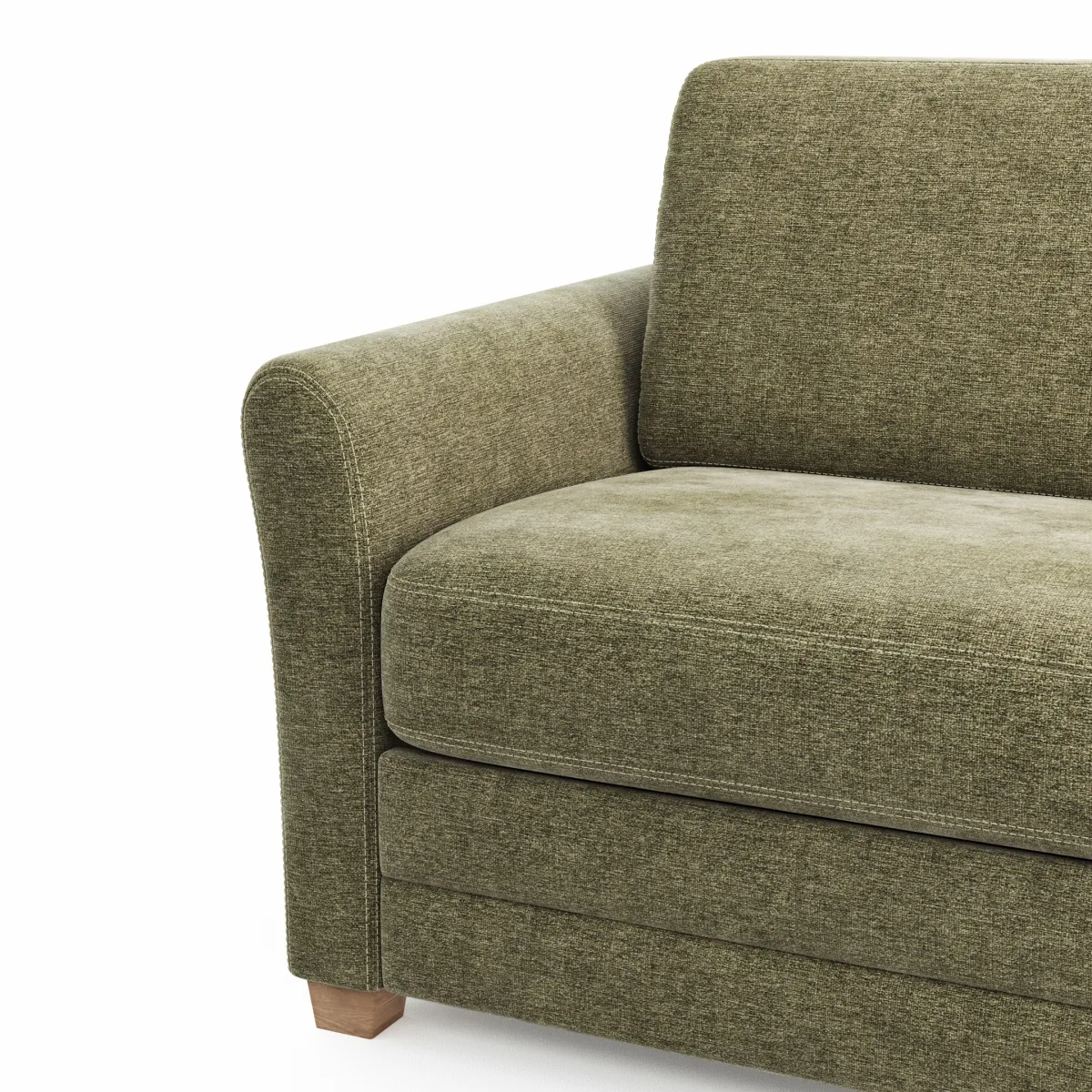 Sofa Lakeville 1 - 2-Sitzer inkl. Schlaffunktion, Stoff, Grün – Bild 3