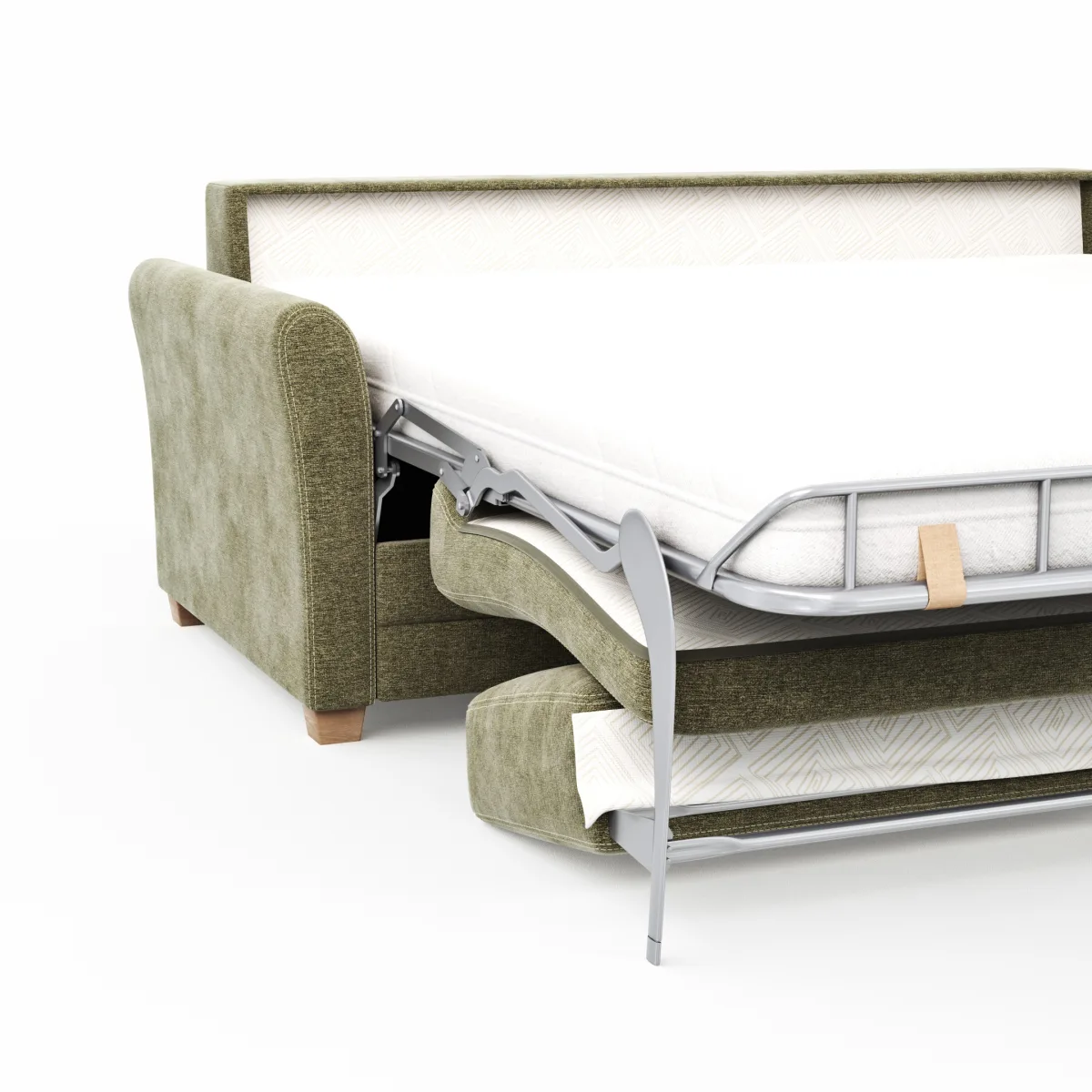 Sofa Lakeville 1 - 2-Sitzer inkl. Schlaffunktion, Stoff, Grün – Bild 4