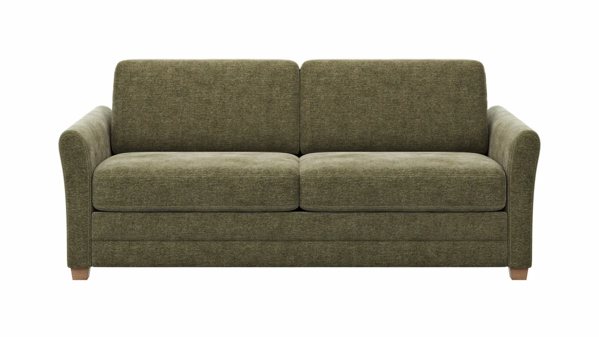 Sofa Lakeville 1 - 2-Sitzer inkl. Schlaffunktion, Stoff, Grün – Bild 2
