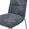 Stuhl Calgary - Stoff, Dunkelblau – Bild 3