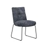 Stuhl Calgary - Stoff, Dunkelblau – Bild 2
