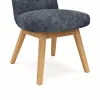 Stuhl Calgary - Stoff, Dunkelblau – Bild 4