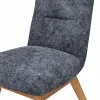 Stuhl Calgary - Stoff, Dunkelblau – Bild 3