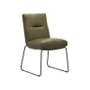 Stuhl Calgary - Leder, Olive – Bild 2