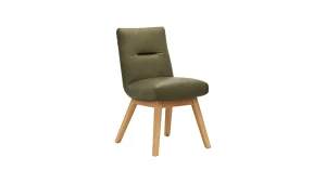 Alternative view of Stuhl Calgary - Leder, Olive