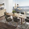 Stuhl Calgary - Leder, Olive – Bild 5