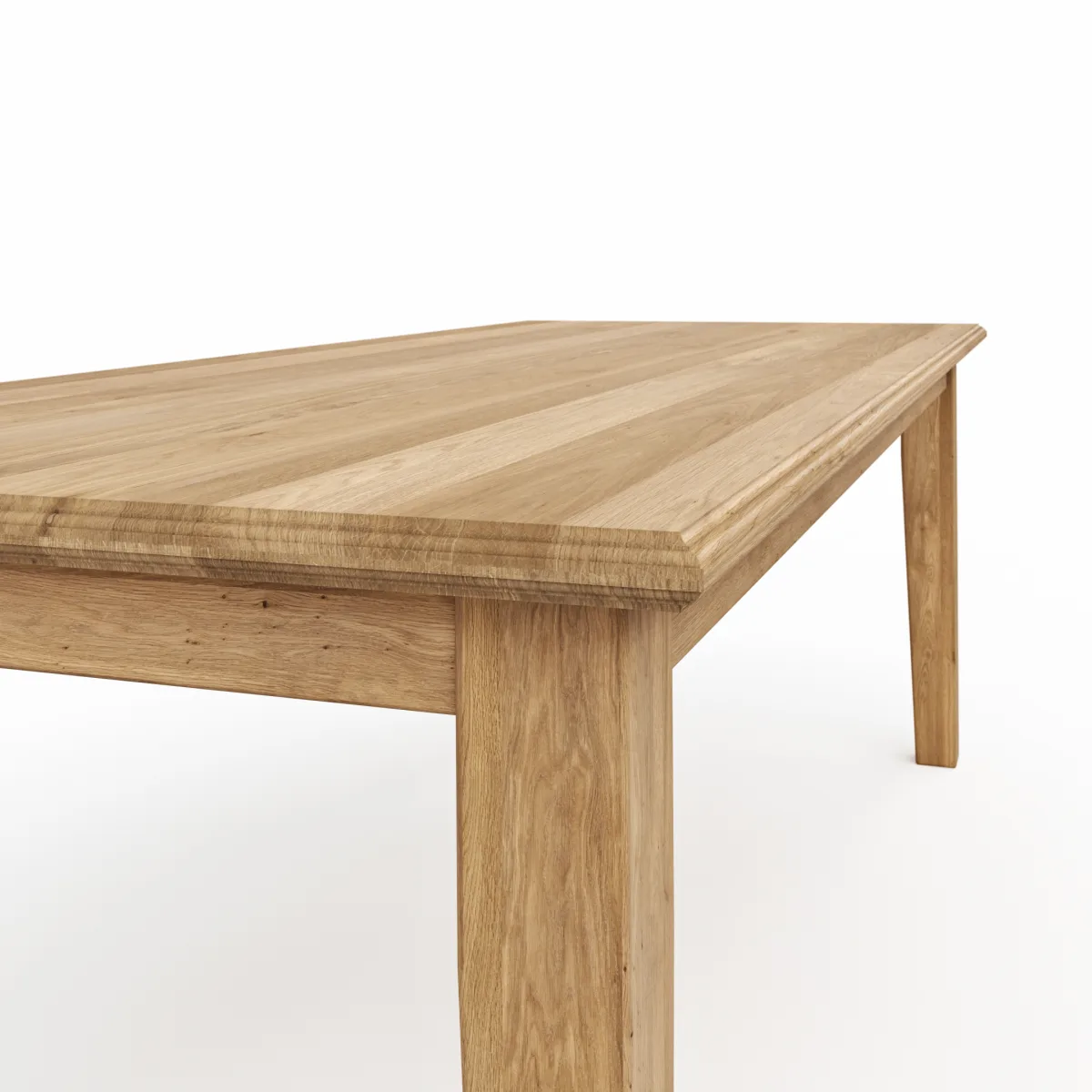 Esstisch Louisiana - LB ca. 220x100 cm, Wildeiche teilmassiv, geölt – Bild 3