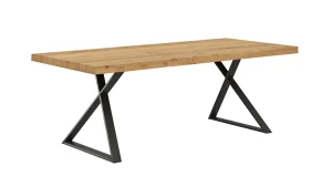 Alternative view of Esstisch Clifton - LB ca. 220x100 cm, Zerreiche massiv
