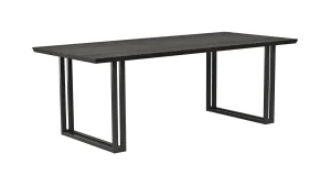 Alternative view of Esstisch Clifton - BL ca. 100x240 cm, Zerreiche massiv, Smoke
