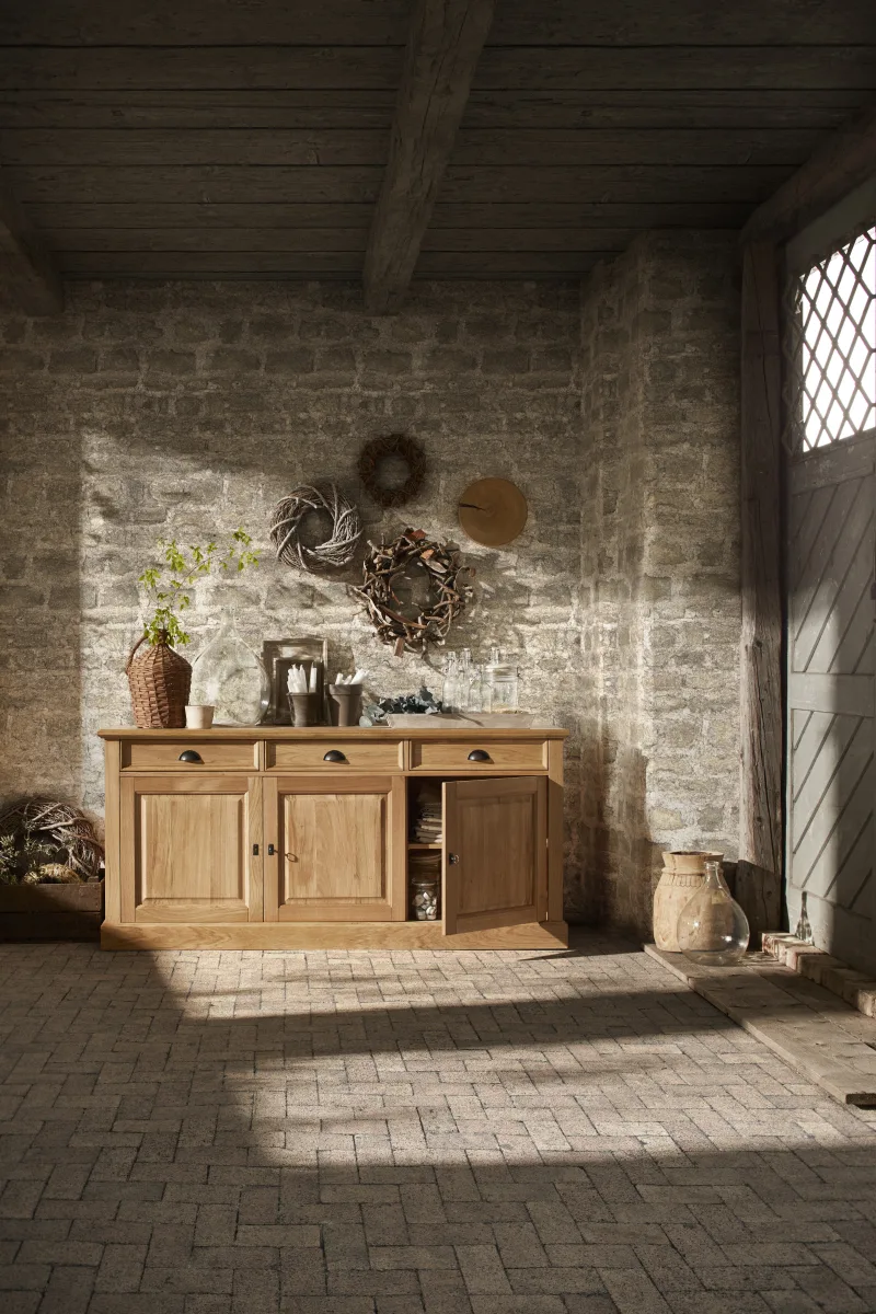 Sideboard Louisiana - Wildeiche teilmassiv, geölt – Bild 5