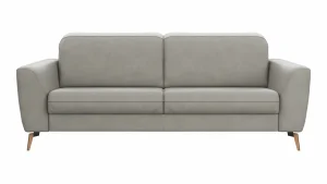 Alternative view of Sofa Tulsa KV - 3-Sitzer, inkl. Kopfteilverstellung, Leder, Graubeige