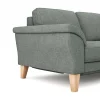 Ecksofa Rockport A - 2,5-Sitzer mit Ecke rechts inkl. Relaxfunktion (motorisch), Stoff, Grau – Bild 3
