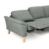 Ecksofa Rockport A - 2,5-Sitzer mit Ecke rechts inkl. Relaxfunktion (motorisch), Stoff, Grau – Bild 4