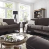 Sofa Canterbury - Recamiere links, Stoff, Dunkelbraun – Bild 4