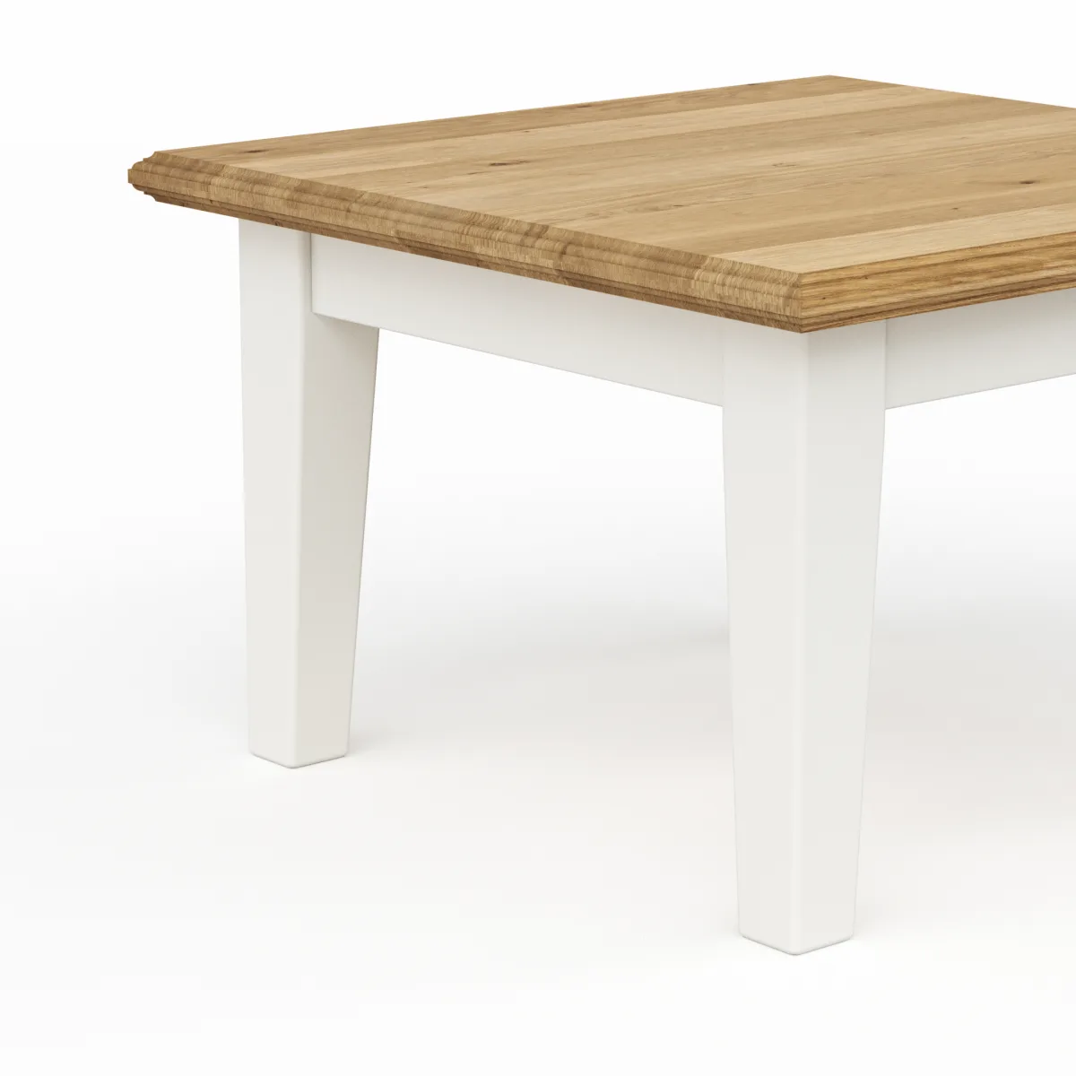 Beistelltisch Louisiana - LBH ca. 70x70x45 cm, Weiß – Bild 3