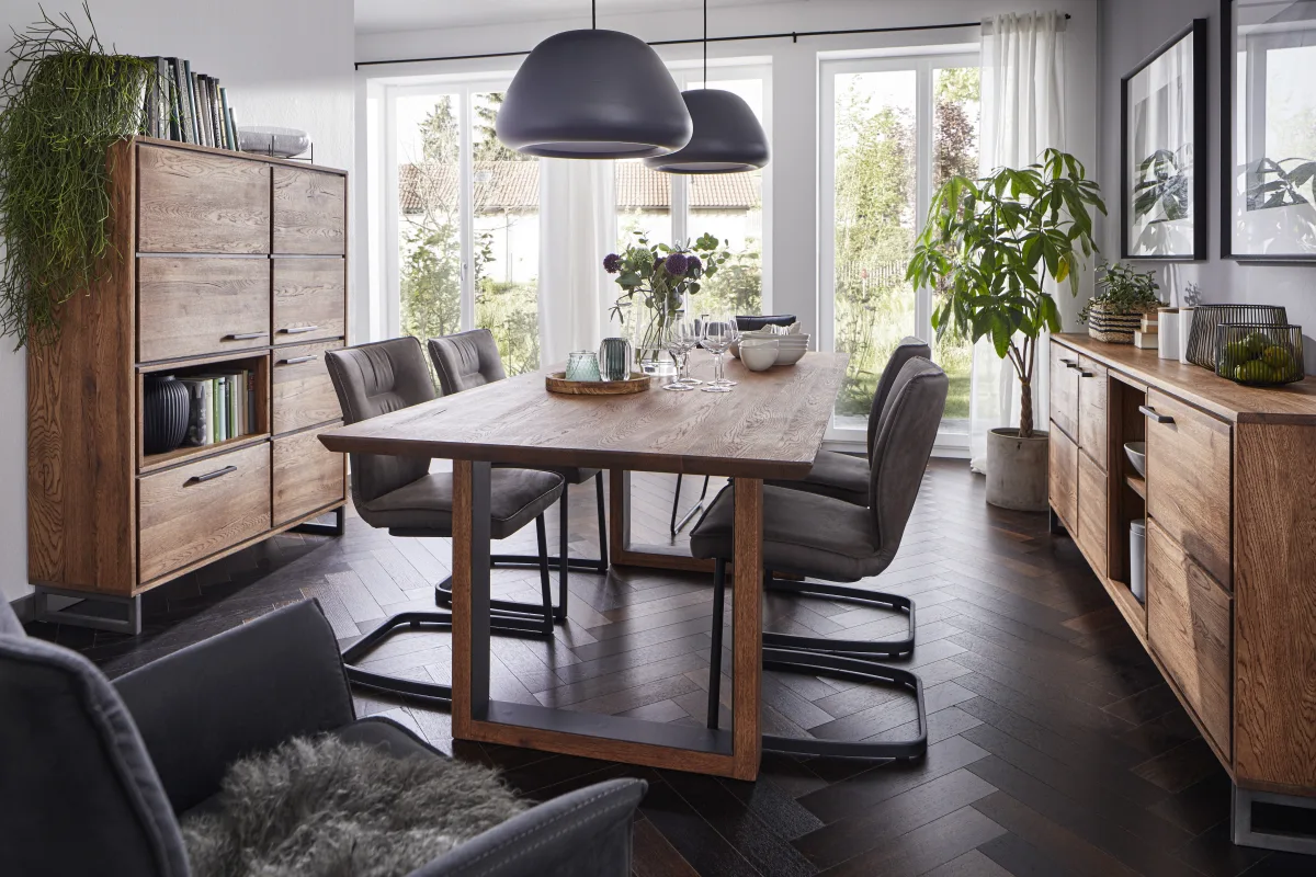 Freischwinger Westmore - Stoff, Schlamm – Bild 5