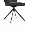 Stuhl Westmore - drehbar, Stoff, Anthrazit – Bild 4