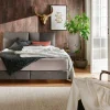 Boxspringbett Alpin - Liegefläche ca. 180x200 cm, Stoff, Anthrazit – Bild 5