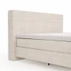 Boxspringbett Alpin - Liegefläche ca. 180x200 cm, Stoff, Graubeige – Bild 3