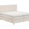 Boxspringbett Alpin - Liegefläche ca. 180x200 cm, Stoff, Graubeige – Bild 2