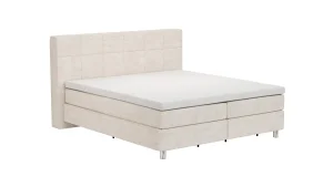 Alternative view of Boxspringbett Alpin - Liegefläche ca. 180x200 cm, Stoff, Graubeige