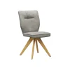 Stuhl Westmore - drehbar, Stoff, Silberfarben – Bild 2