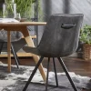 Stuhl Wesley - Stoff, Anthrazit – Bild 6