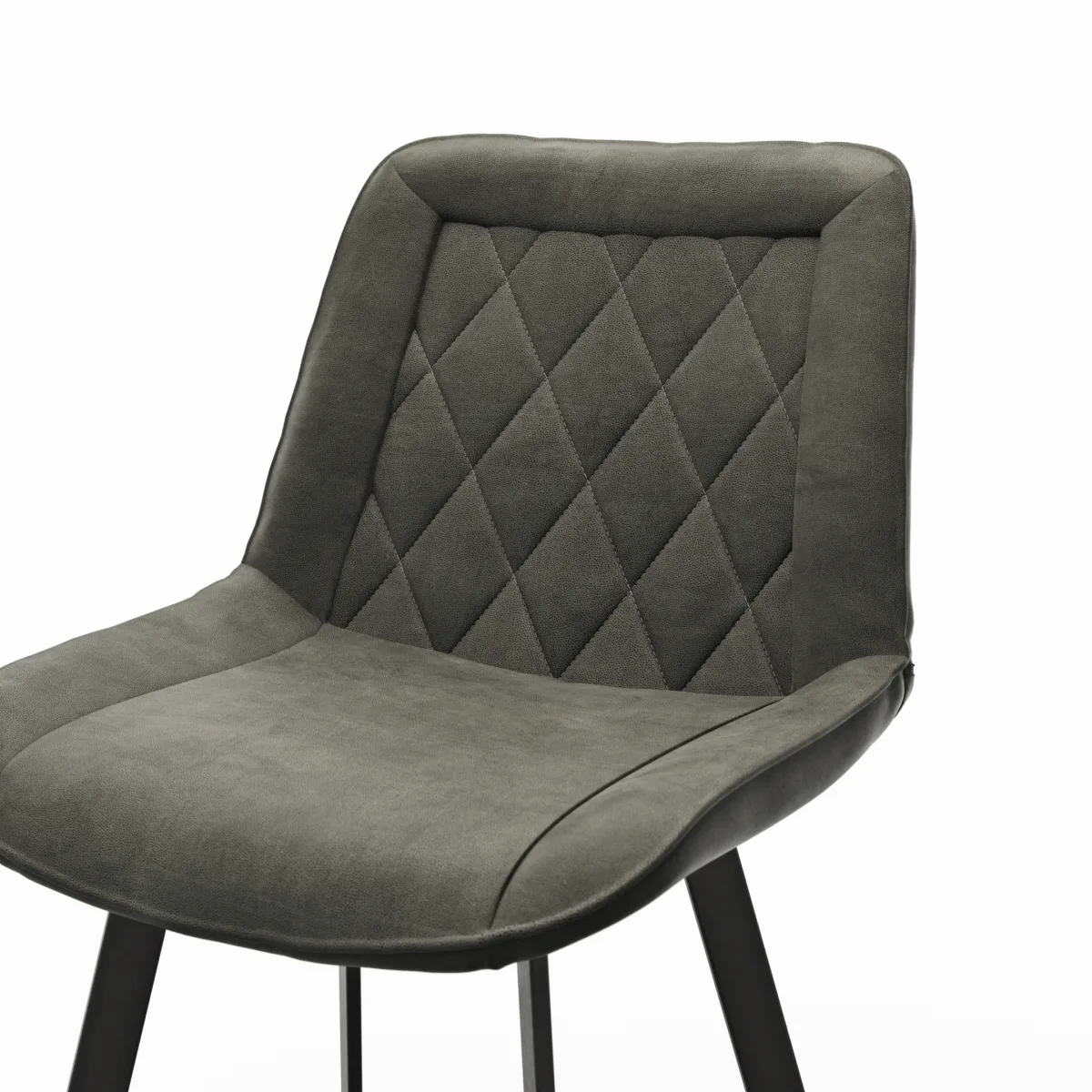 Barhocker Wesley - Stoff, Graphit – Bild 4
