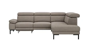 Alternative view of Ecksofa Hudson - 2,5-Sitzer mit Ecke rechts, inkl. Kopfteil/Armlehne verstellbar und Sitzvorzug/Relaxfunktion (motorisch), Stoff, Khaki