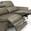 Sofa Hudson - 3-Sitzer, inkl. Relaxfunktion (motorisch) und Kopfteil/Armlehnen verstellbar, Leder, Braungrün – Bild 3