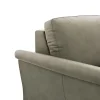 Ecksofa Rockport A - 2,5-Sitzer mit Ecke rechts inkl. Relaxfunktion (motorisch), Leder, Dunkelgrau – Bild 4