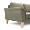 Ecksofa Rockport A - 2,5-Sitzer mit Ecke rechts, Leder, Dunkelgrau – Bild 3