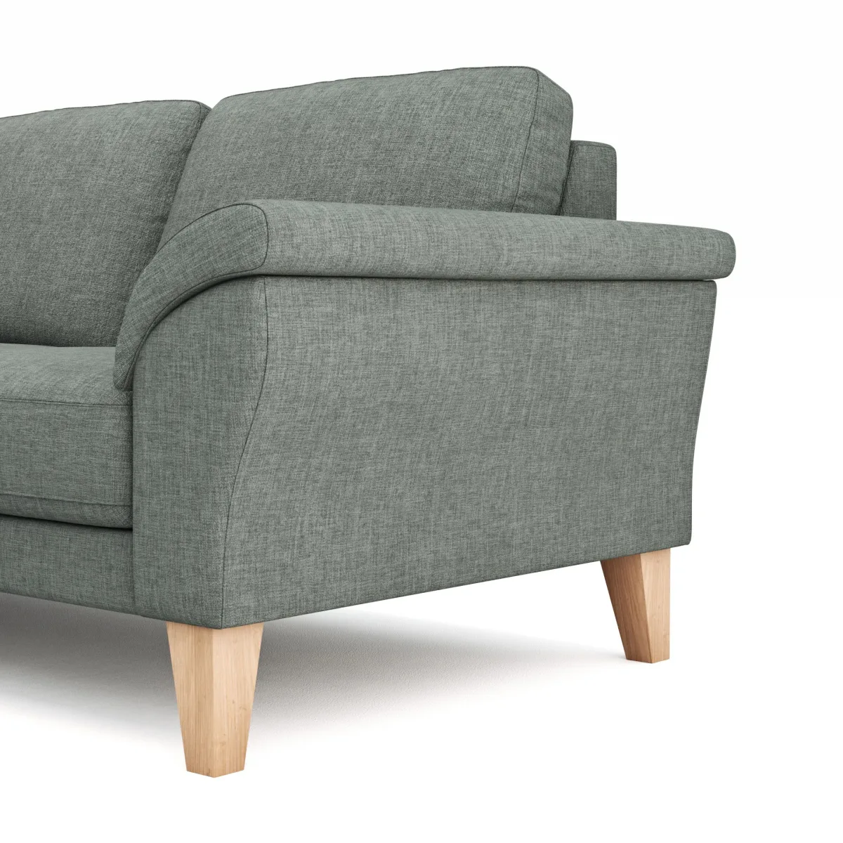 Ecksofa Rockport A - Ecke links mit 2,5-Sitzer, Stoff, Grau – Bild 4
