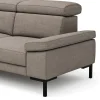 Ecksofa Hudson - Ecke links, 2,5-Sitzer, inkl. Kopfteil verstellbar, Stoff, Khaki – Bild 4
