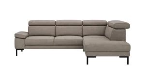 Alternative view of Ecksofa Hudson - 2,5-Sitzer mit Ecke rechts, inkl. Kopfteil verstellbar, Stoff, Khaki