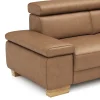Ecksofa Philadelphia - 2,5-Sitzer, Ecke rechts, Kopfteil verstellbar (manuell), Sitzvorzug (motorisch),  Stoff, Braun – Bild 4
