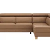 Ecksofa Philadelphia - 2,5-Sitzer, Ecke rechts, Kopfteil verstellbar (manuell), Sitzvorzug (motorisch),  Stoff, Braun – Bild 2