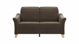Sofa Canterbury - 2,5-Sitzer inkl. Relaxfunktion/Kopfteil verstellbar (motorisch), Stoff, Dunkelbraun