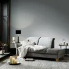 Sofa Canterbury - Recamiere links, Stoff, Silbergrau – Bild 4